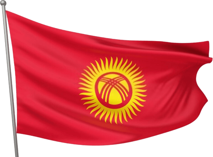 Kyrgyzstan Flag PNG