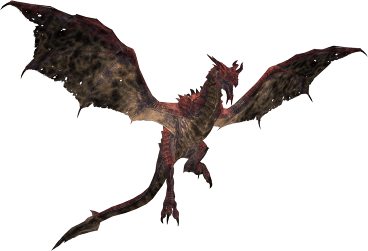 Skyrim Dragons Dragon PNG