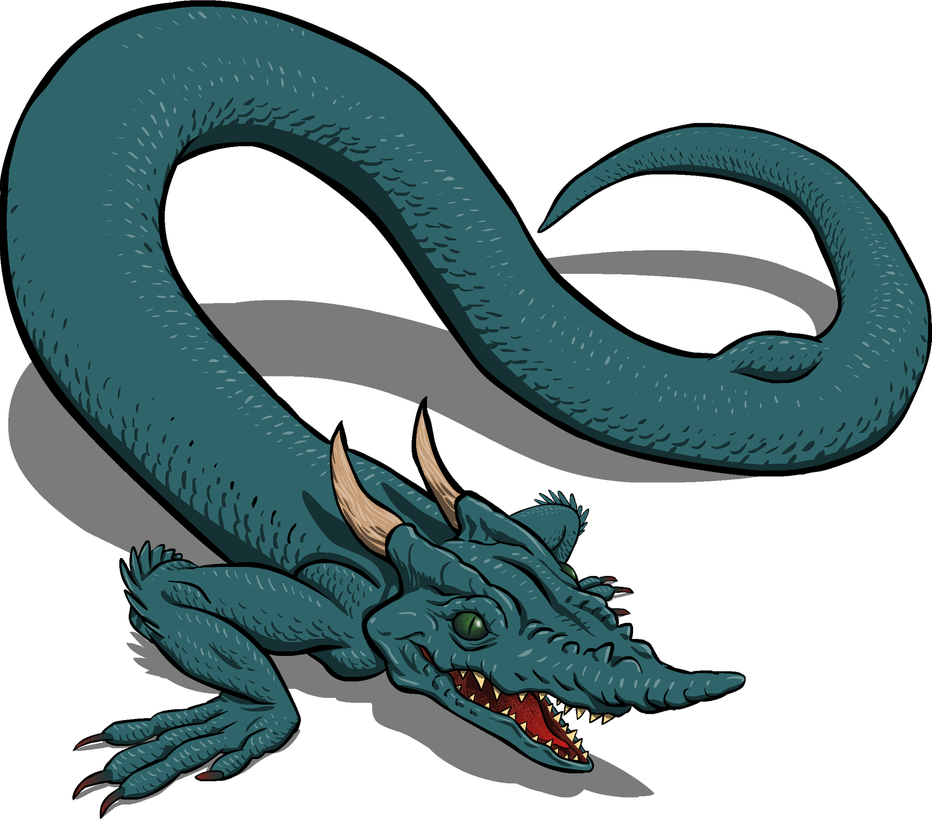 Lindworm Dragon PNG