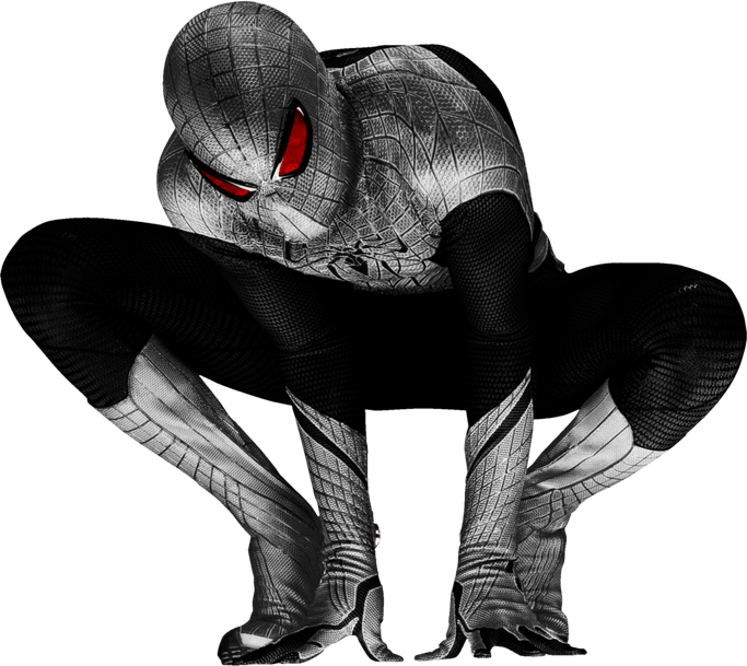 Black Spiderman PNG