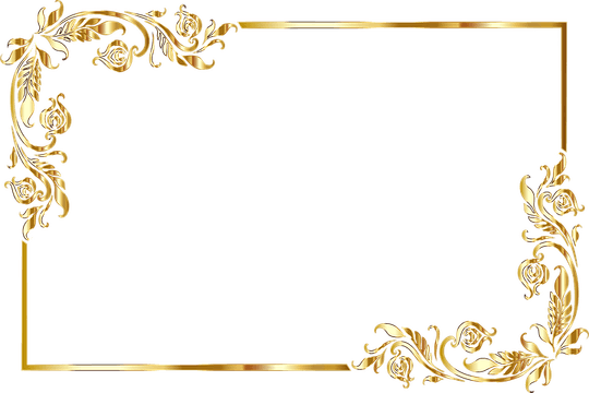 Gold Frame Border PNG