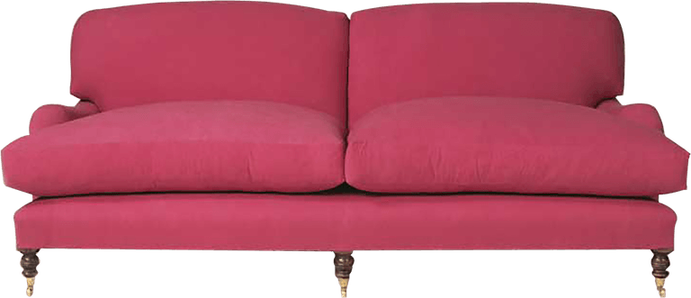 Armchair Red Modern PNG