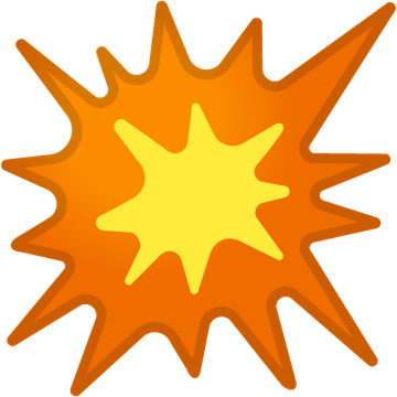 Explosion Emoji PNG