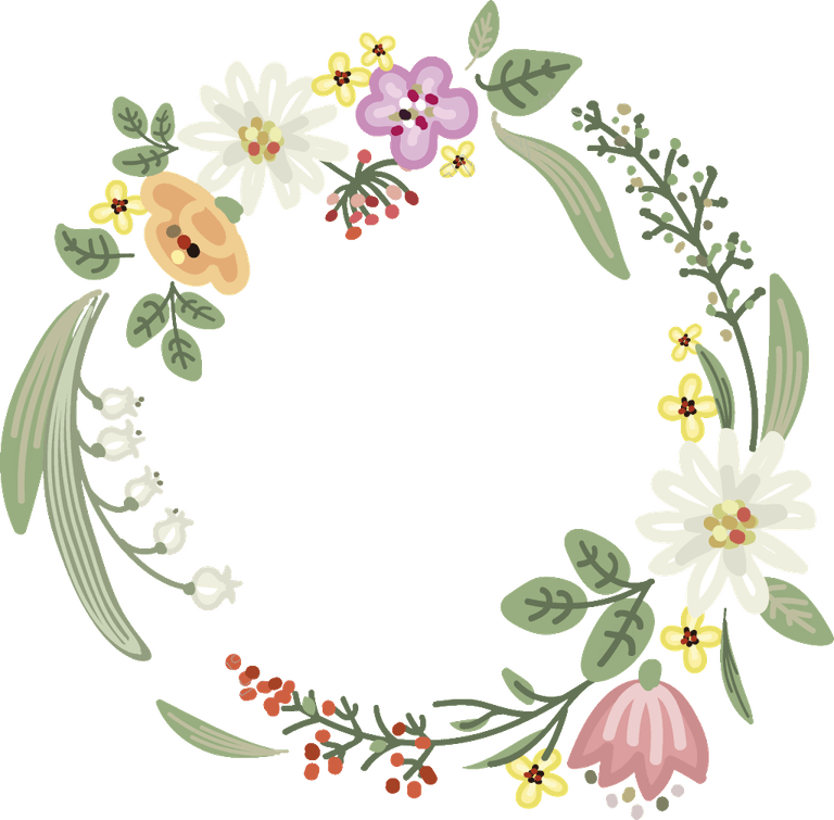 Hindu Flower Border PNG