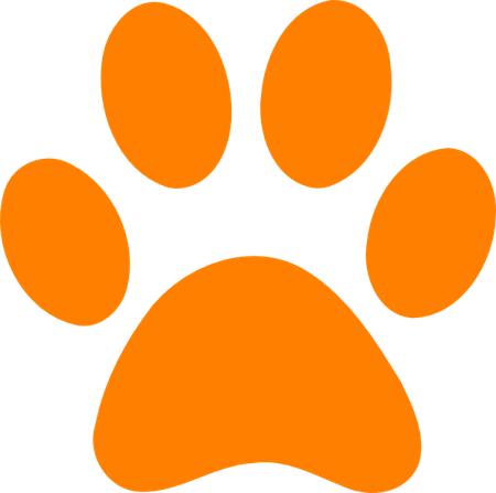 Blues Clues Paw Print PNG