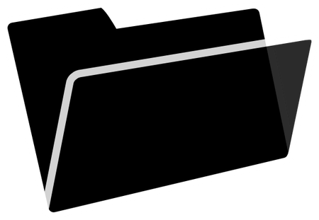 Black Folder PNG