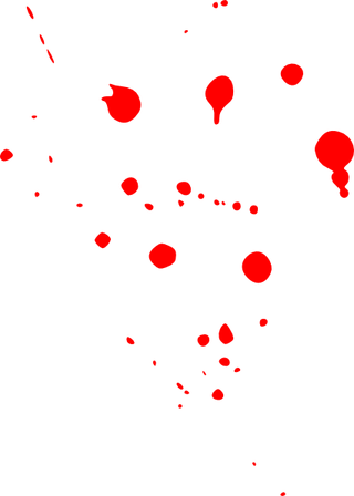 Red Liquid Splatter PNG