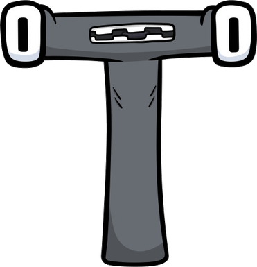 Alphabet Lore Letter T PNG