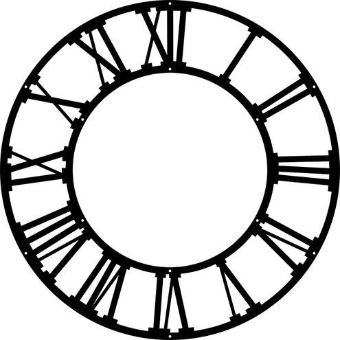 Roman Clock PNG