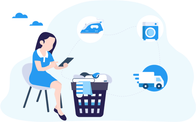Laundry Banner PNG