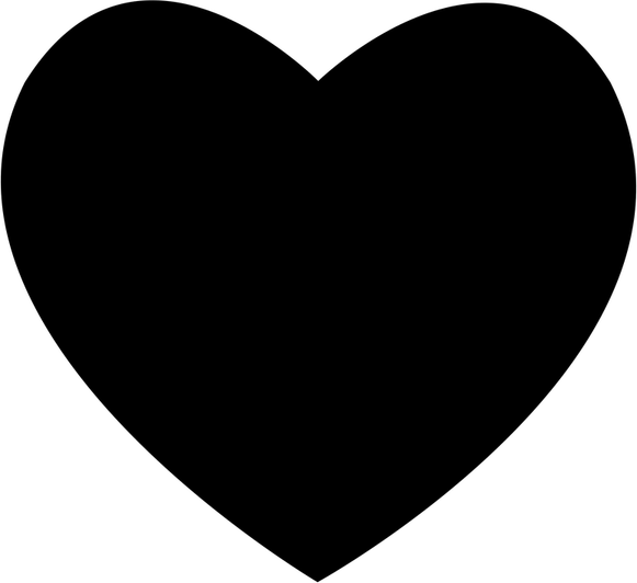 Black Heart PNG