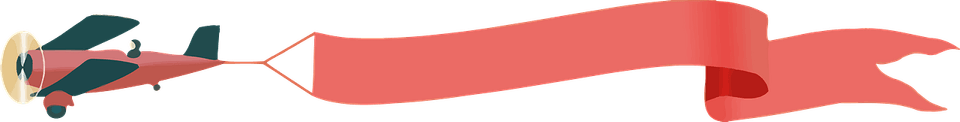 Plane Banner PNG