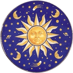 Celestial Sun And Moon PNG