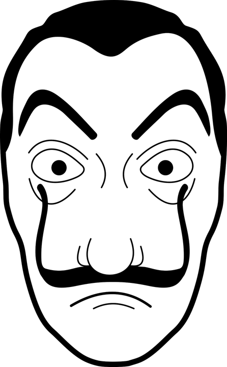 Money Heist Joker PNG