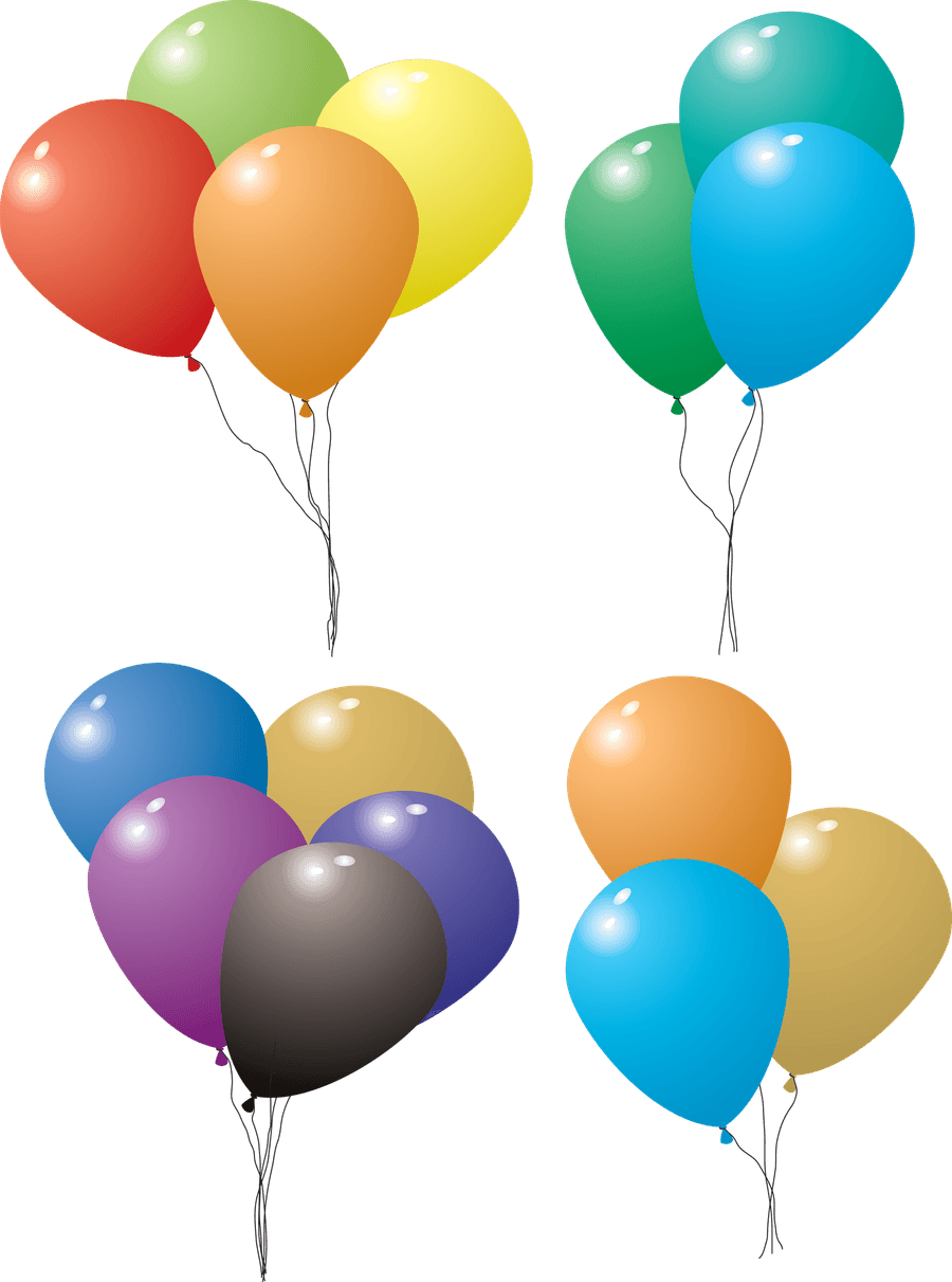 Happy Birthday Balloons PNG