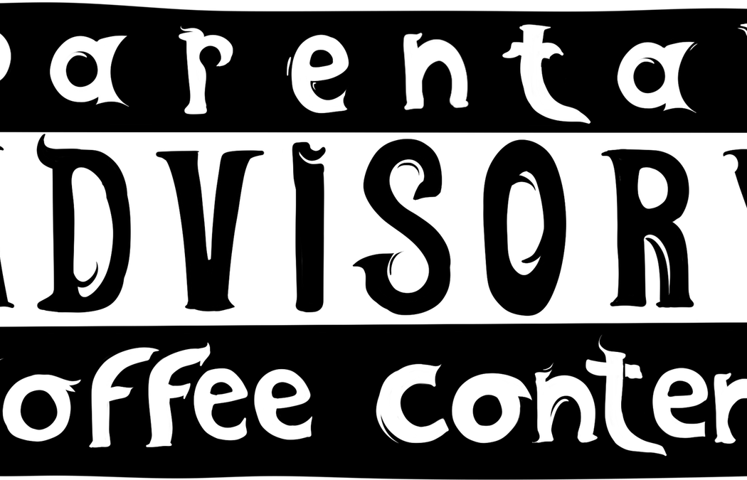 White Parental Advisory PNG