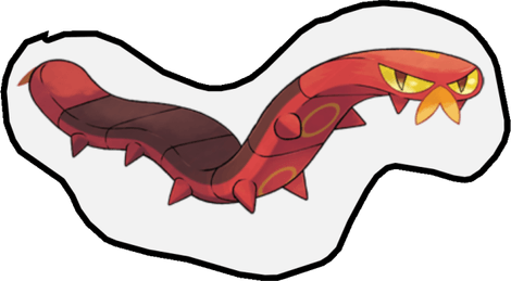 Sizzlipede Pokemon PNG