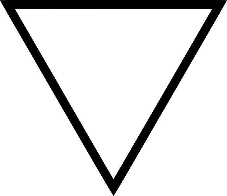Black Triangle PNG