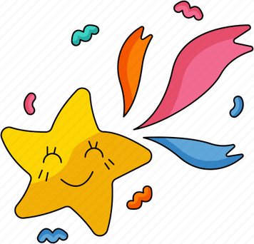 Shooting Star Emoji PNG