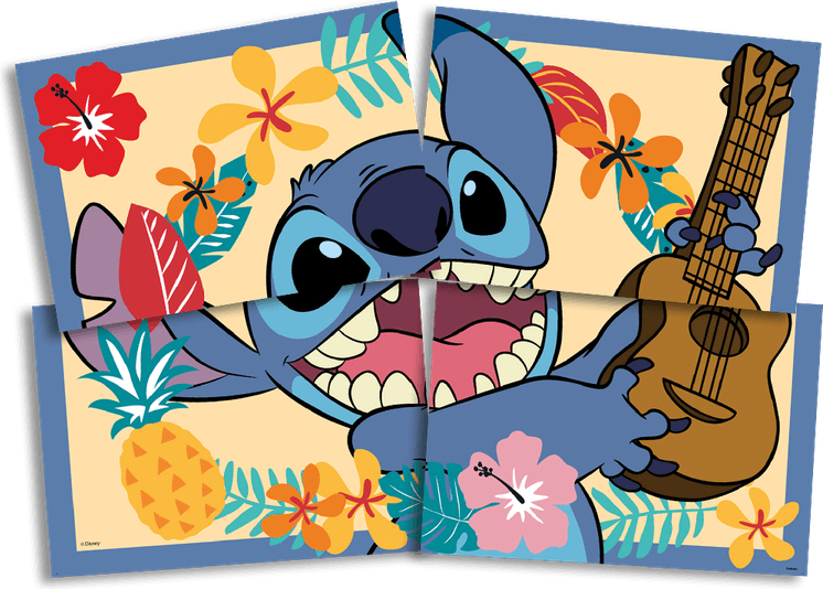 Convite Stitch PNG