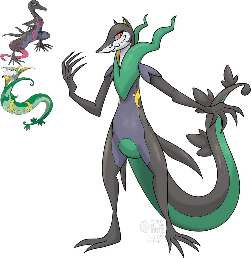 Serperior Pokemon PNG