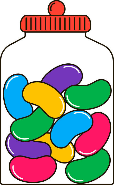 Jelly Bean PNG