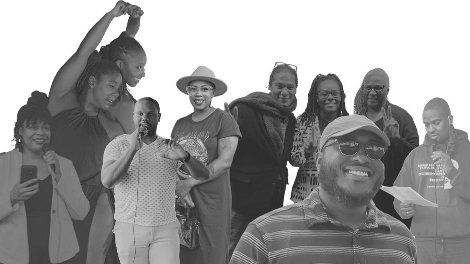 Group Of People Black PNG