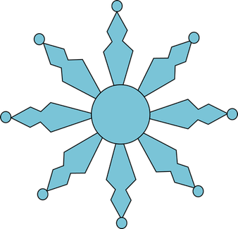 Big Snowflake PNG