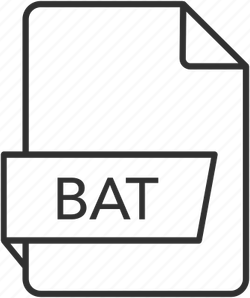 Bat File Icon PNG