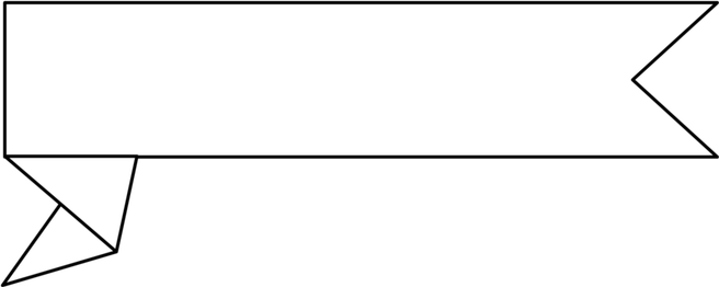 Straight Ribbon Banner PNG