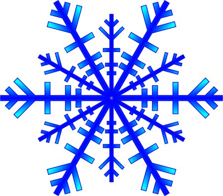 Blue Snowflakes PNG