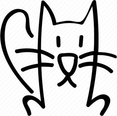 Cat Doodle PNG