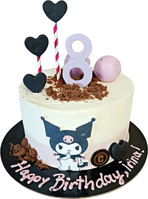 Kuromi Cake PNG