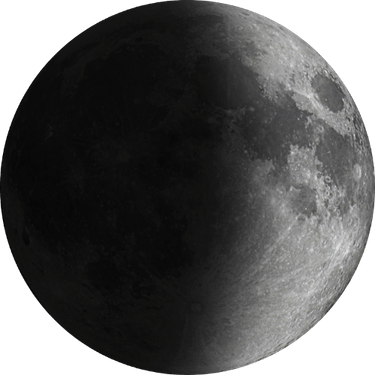 Waxing Crescent Moon PNG
