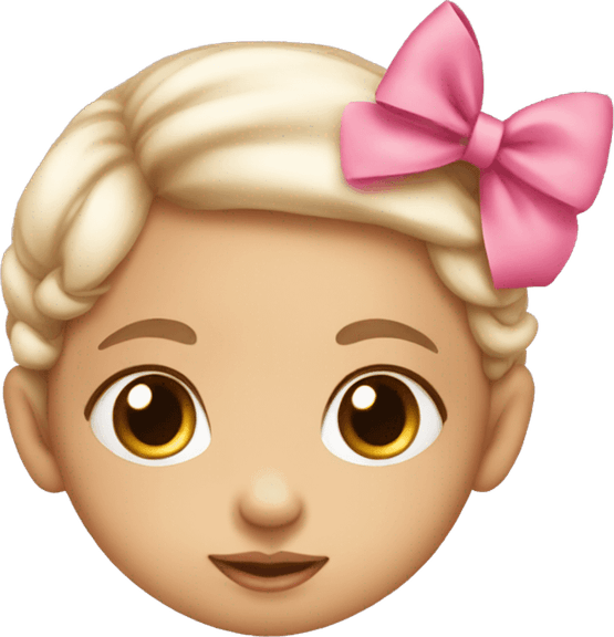 Pink Bow Emoji PNG