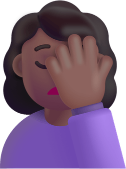Face Palm Emoji PNG