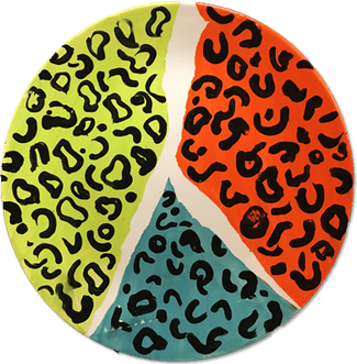Leopard Print Circle PNG