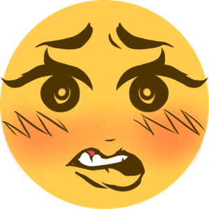 Biting Lip Emoji PNG
