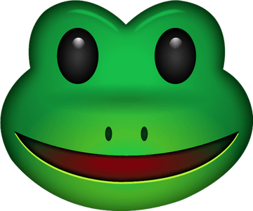 Frog Emoji PNG