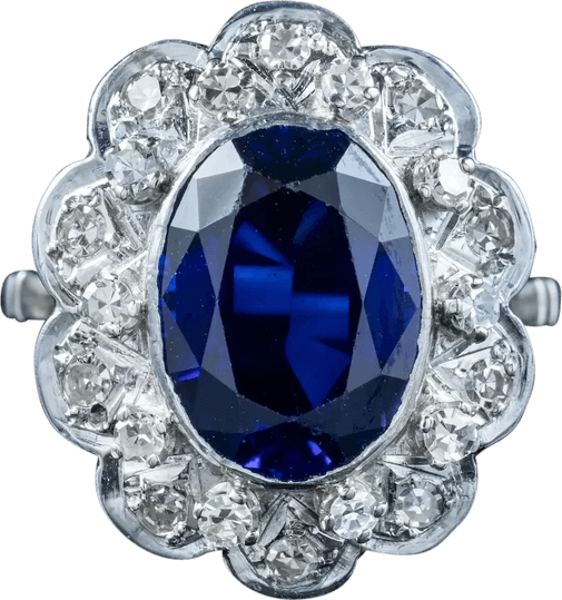 Sapphire Diamond PNG