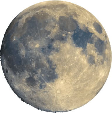 Waning Crescent Moon PNG