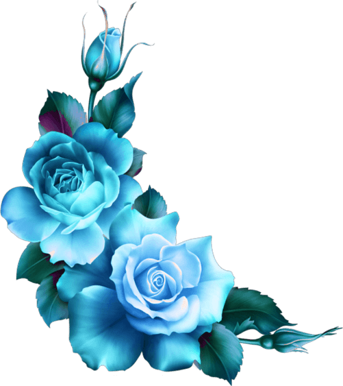 Blue Rose PNG