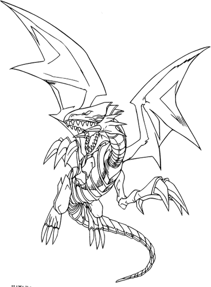 Blue Eyes Yugioh PNG