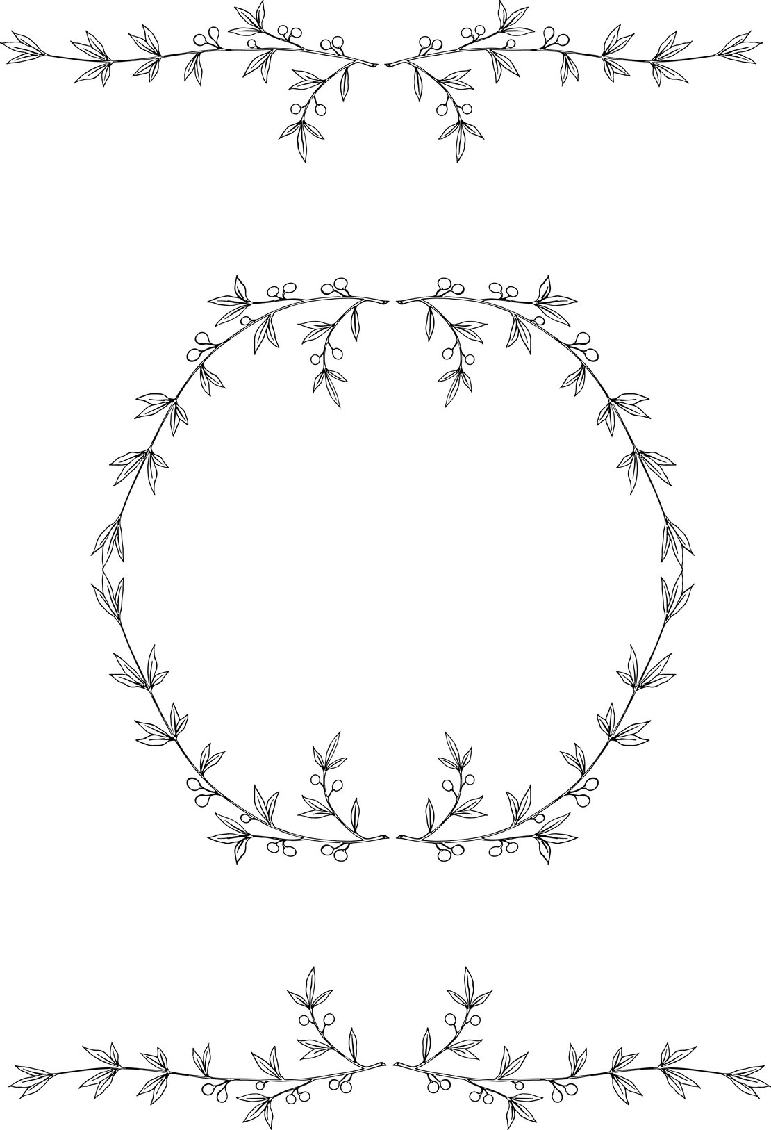 Ornaments Border PNG