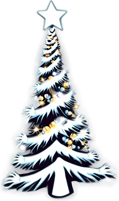Christmas Tree Silhouette PNG
