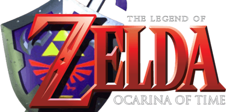 The Legend Of Zelda Ocarina Of Time Logo PNG