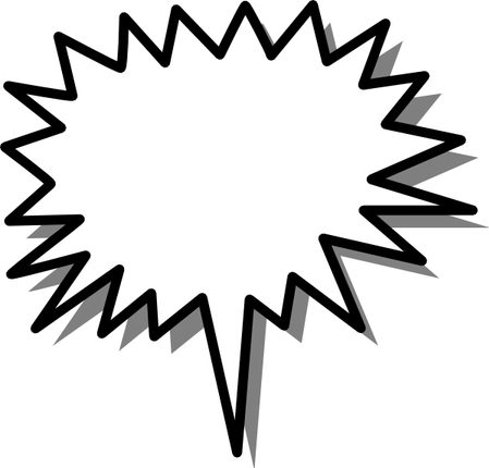 Comic Book Speech Bubble PNG
