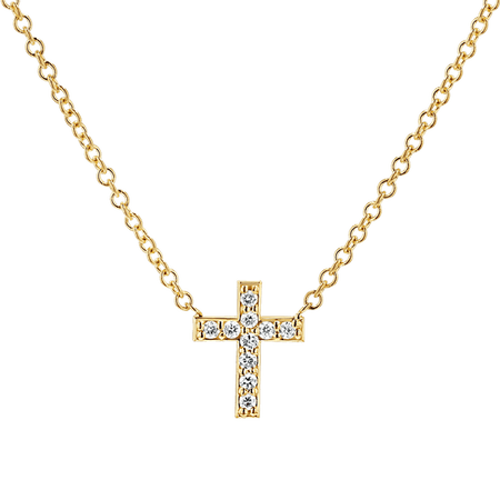 Gold Chain With Cross PNG