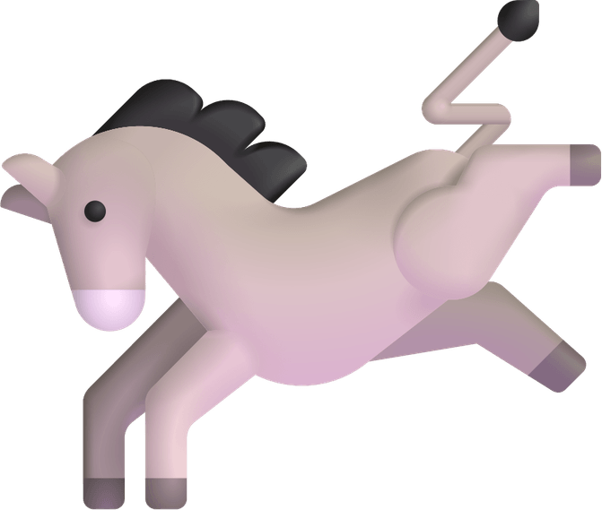 Donkey Emoji PNG