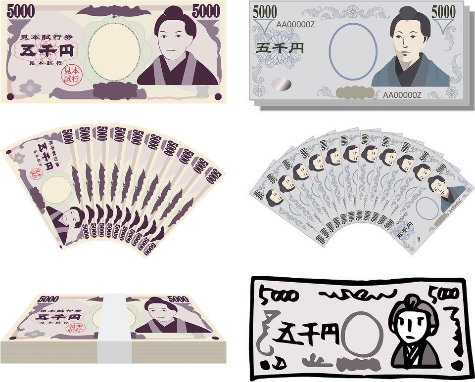 Japan Money PNG